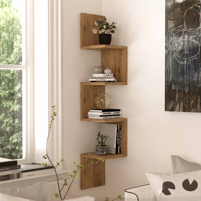 Hanah Home Wal9-A Estantería de Pared Pino Atlántico Hanah Home Wal9-A Estantería de Pared Pino Atlántico